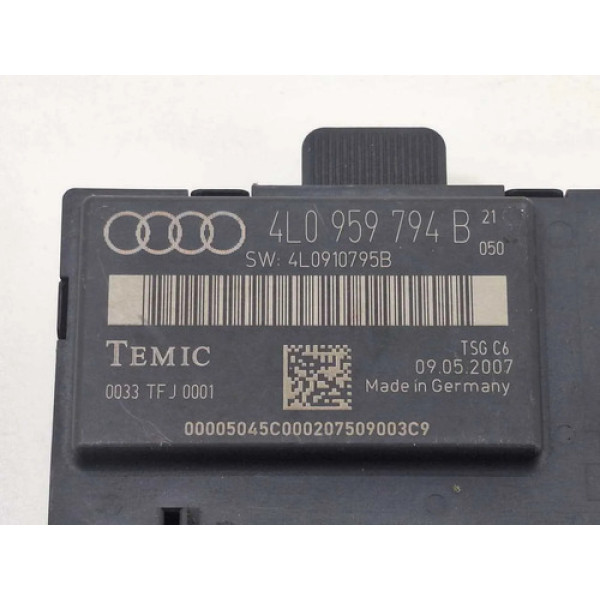 Modulo Vidro Porta Audi Q7 2008 2009 2010 Traseira Direita