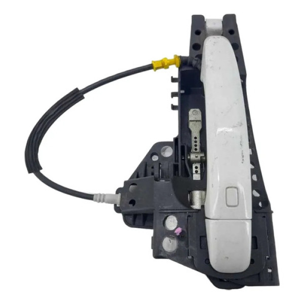 Maçaneta Externa Traseira Esquerda Audi A4 2010 Branco Traseira