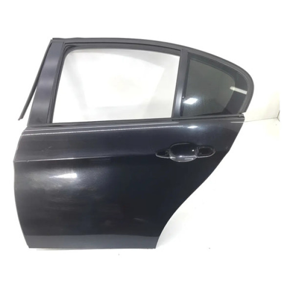 Porta Bmw 320 2006 2007 2008 2009 Traseira Esquerda Lisa Traseira Esquerdo Preto