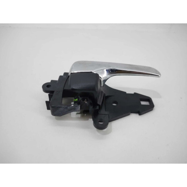 Maçaneta Interna Mitsubishi Lancer 2012 Dianteira Esquerda Preto Dianteira