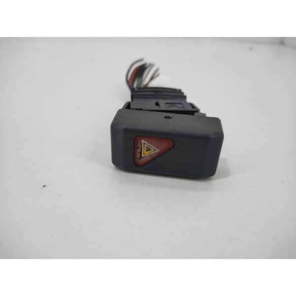 Botao Pisca Alerta Renault Clio 1995 Preto