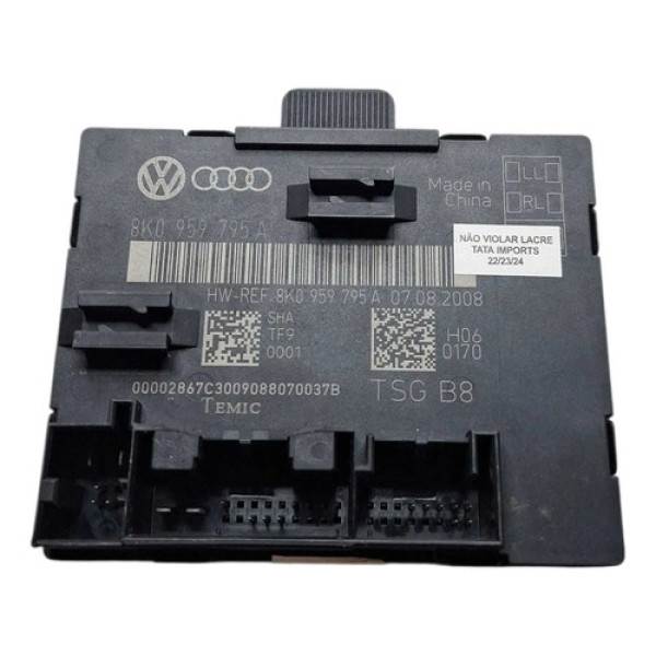 Modulo Vidro Porta Audi A4 2010 Traseiro Esquerdo