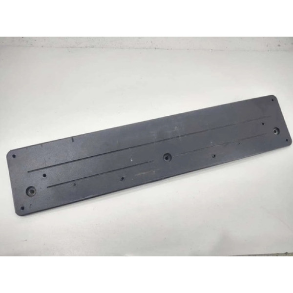 Moldura Parachoque Suporte Placa Bmw X3 2014 Dianteira Preto