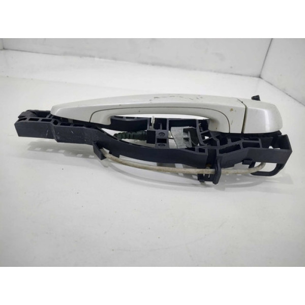 Maçaneta Externa Bmw 328 2014 Traseira Direita Prateado Traseira