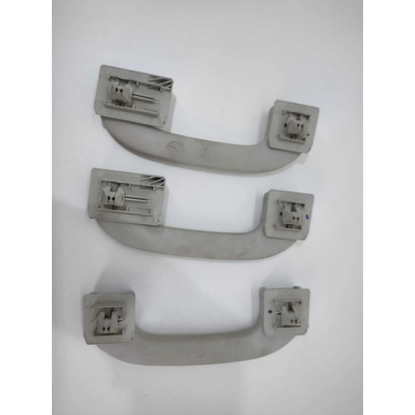 Kit Jogo Alça Teto Pega Mao Mercedes B200 2008 Cinza