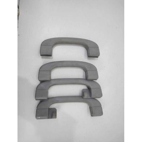 Kit Jogo Alça Teto Pega Mao Bmw 320i 2008 Cinza