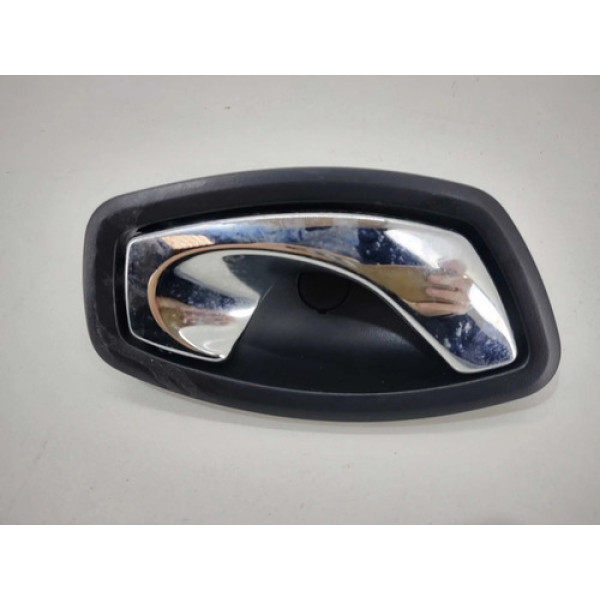 Maçaneta Interna Porta Renault Fluence 2013 Traseira Direita Preto Traseira