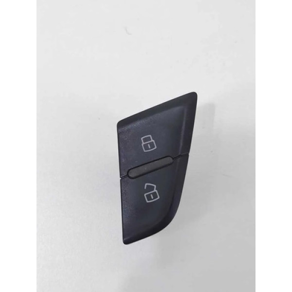 Botao Trava Destrava Porta Audi Q5 2014 Dianteira Esquerda Preto