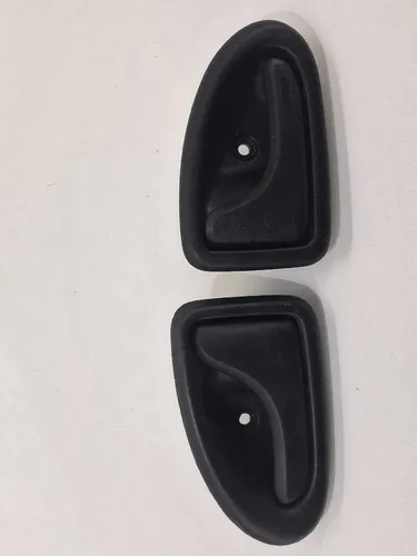 Par Maçaneta Interna Porta Megane 1998 1.6 Traseira Preto Dianteira