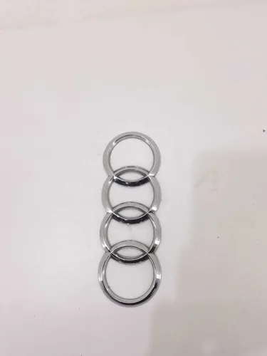 Emblema Audi Q5 2014 Tampa Traseira Prata
