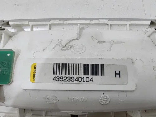 Lente Led Lampada Teto Bmw 118 120 2015 H1 Prateado Branco-frio