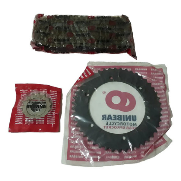 Kit Relação Lander 250 2006 Á 2024 Unibear C/ Retentor Cinza-escuro