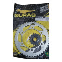 Kit Transmissao Relacao Xt660 Xt660r 2005 A 17 Durag / Did Prateado
