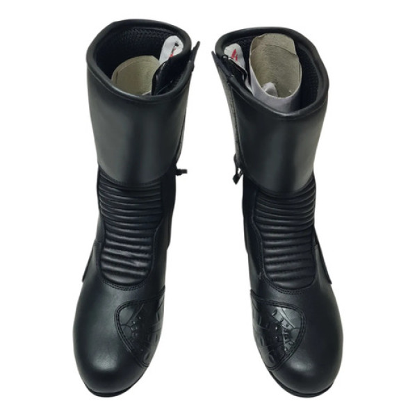 Bota Motociclismo Dragon Rider Masc. Preta Black C/ Det 0163 Preto Black 42