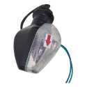 Pisca Dianteiro Dir Honda Cg 160 16/24 Paralelo 57572 Preto