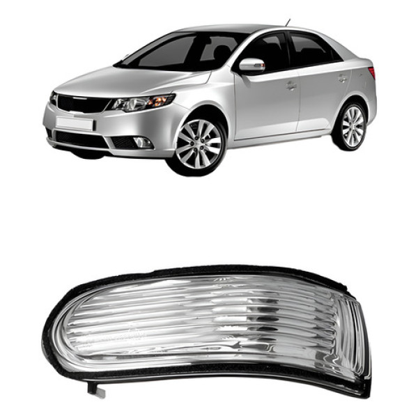 Pisca Retrovisor Para Kia Cerato 2009 Até 2013 Esquerdo - Motorista
