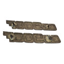 Par Emblema Honda Cb 900f Original Detalhes 54406 Dourado-escuro