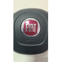 Tampa Capa Airbag Volante Palio Strada Doblò Ideia Original Preto/emblema Vermelho
