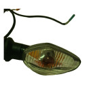 Par De Piscas Trasei Honda Cg 160 Fan_titan_start Orig 63583 Preto/lente Cristal