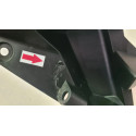 Acabamento Aba Tanque Dir Honda Cg 160 Fan 2025 Avaria 61202 Preto