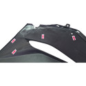 Carenagem Spoiler Esq Kawasaki Zx6 19/24 Orig Quebrado 55251 Preto