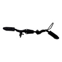 Estribo Honda Cg 160 16/24 Orig Torto 59353 Preto