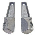 Pedaleira Pedal De Apoio Traseiro Cg Titan 160 2025 Completo