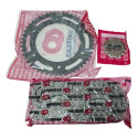Kit Relação Transmissão Bros 150 Com Retentor Unibear Preto