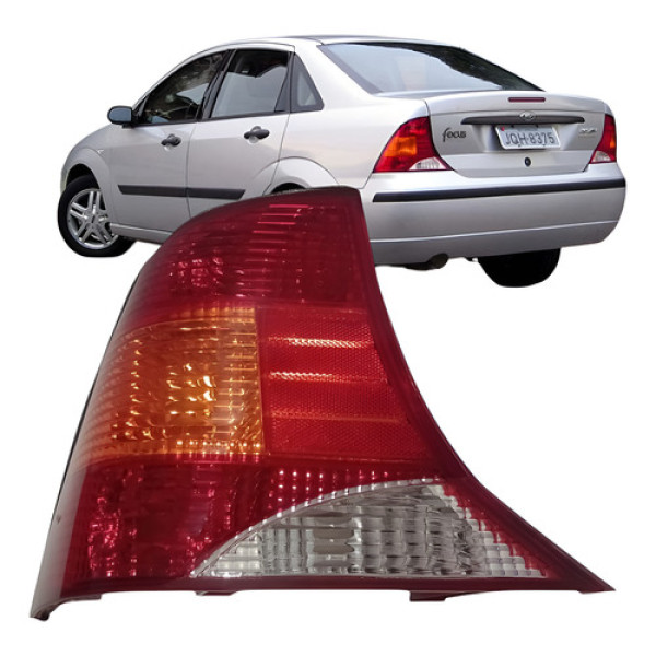 Lanterna Traseira Esq Ford Focus Sedan 1998 A 2004 Depo Esquerdo/motorista Tricolor