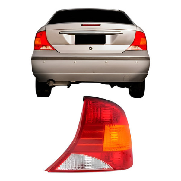 Lanterna Traseira Dir Ford Focus Sedan 1998 - 2004 Depo Direito/passageiro Tricolor
