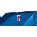 Carenagem Assoalho Dir Honda Sh 150 17/21 Detalhes 61820 Azul-claro