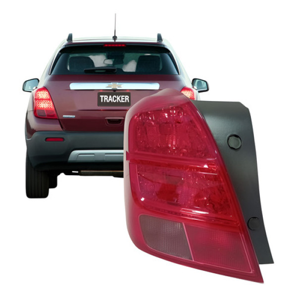 Lanterna Traseira Esq Chevrolet Tracker 2014 - 2016 Depo Esquerdo/motorista Vermelho