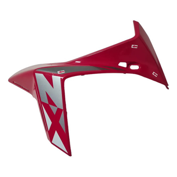 Carenagem Aba Tanque Dir Honda Nx 500 25/26 Detalhes 63422 Vermelho