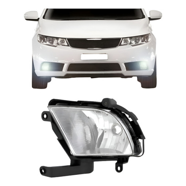 Farol Milha Auxiliar L/e Cerato 2009 - 2013 Esquerda