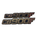 Par Emblema Honda Cb 900f Original Detalhes 54406 Dourado-escuro