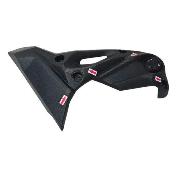 Acabamento Radiador Esq Kawasaki Z500 25/26 Detalhes 64342 Preto