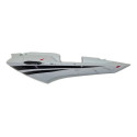 Carenagem Rabeta Esq Yamaha Fazer 150 16/24 C/detalhe 64139 Branco