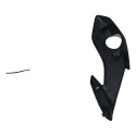 Carenagem Bananinha Esq Honda Cg160 Fan 22/24 Paralelo 63543 Preto