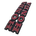 Par Emblema Honda Cb 400 Original Detalhes 49642 Vermelho