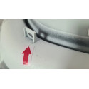Carenagem Central Rabeta Honda Pcx 160 23/25 Detalhes 60985 Branco