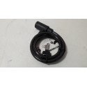 Cadeado Trava Espiral 12x1000mm Preto