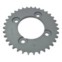 Kit Relação Transmissão Biz 125 05-25 Pop 100/110i Biz 100 Cinza