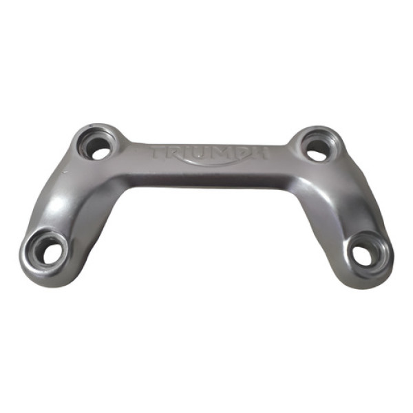 Suporte Guidao Triumph Speed Twin 900 17/24 Orig 55599 Prateado