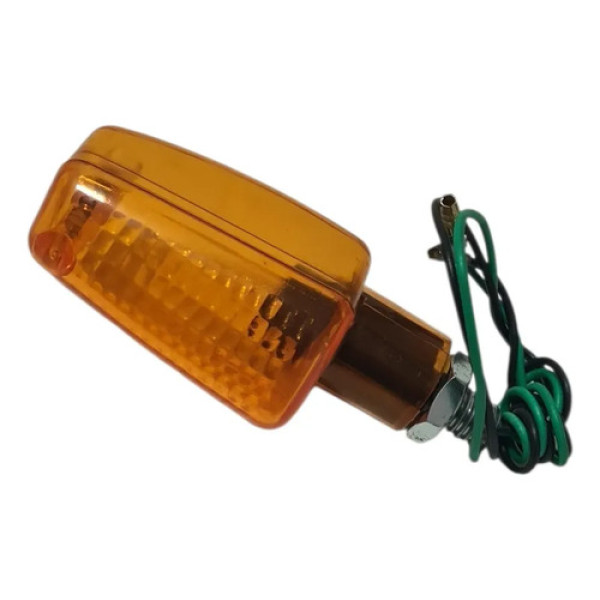 Pisca Mini Honda Titan Fan 2000 A 2008 100% Amarelo 0195 Amarelo