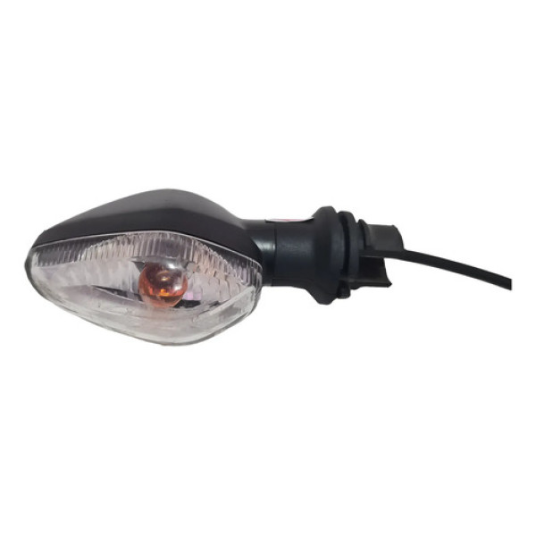 Pisca Dianteiro Direito Honda Cg 160 Detalhes 63437 Preto