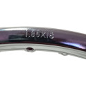 Aro Roda Traseira 18 X 185 Cg 125/150/160 Ybr 125 Maxx 0141 Prateado