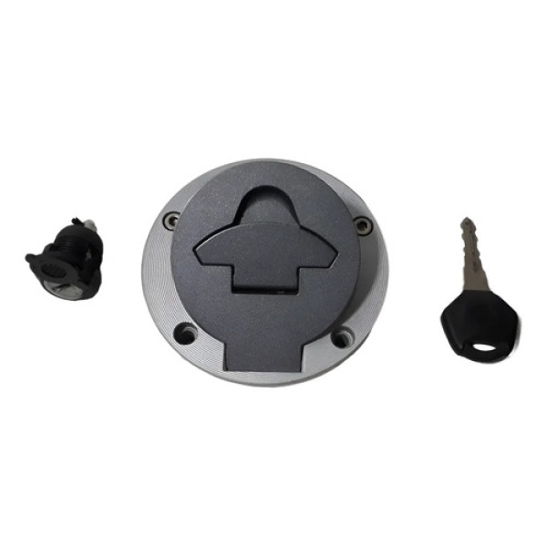 Tampa Tanque Trava Lateral Yamaha Lander 250 21/26 Ori 64047 Cinza