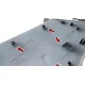Carenagem Frontal Lateral Dir Zontes 350e Detalhes 64150 Branco
