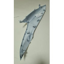 Carenagem Rabeta Dir Yamaha Fluo 125 2023 2025 Orig 63004 Branco
