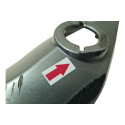 Carenagem Bananinha Farol Dir Cg 160 Fan 16/20 Detalhe 56307 Cinza